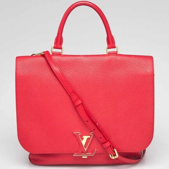 Louis Vuitton Coquelicot Taurillon Leather Volta Bag - Picture 1 of 10